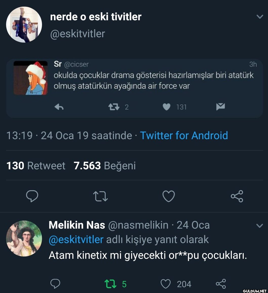 nerde o eski tivitler...
