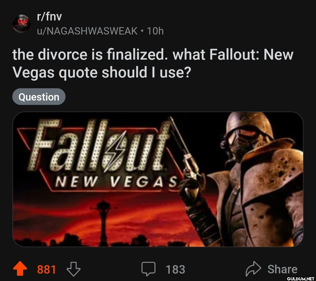 r/fnv u/NAGASHWASWEAK •...