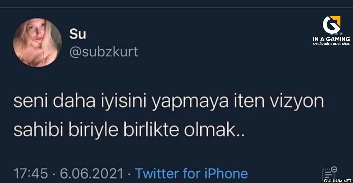 Su @subzkurt IN A GAMING...