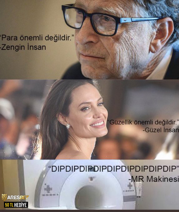 Para önemli değildir."...