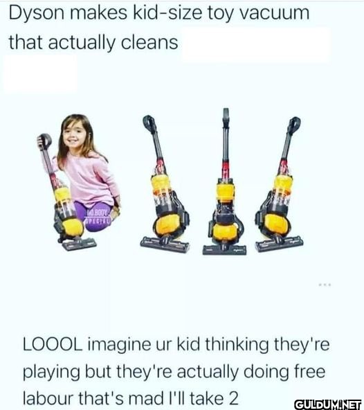 Dyson makes kid-size toy...
