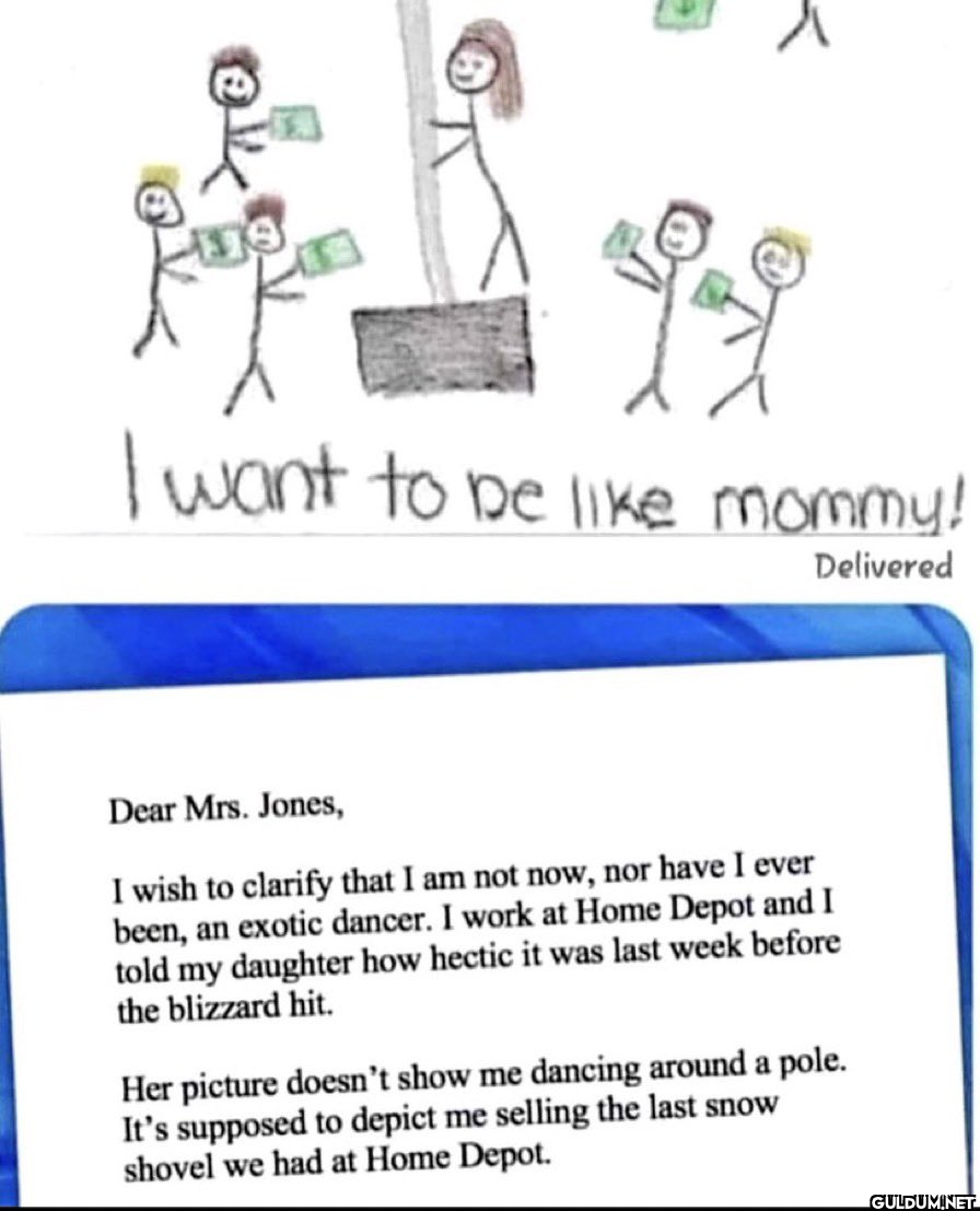 I want to be like mommy!...