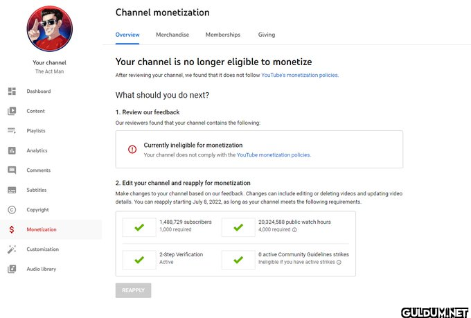 4 14. Your channel The Act...