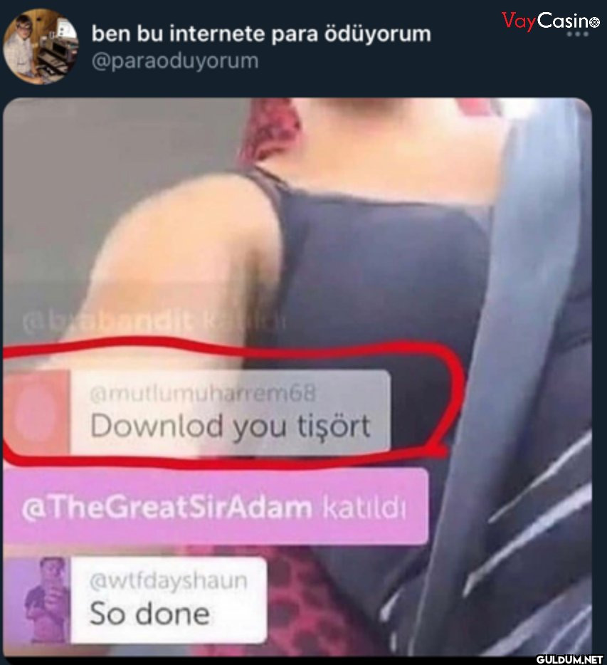 ben bu internete para...
