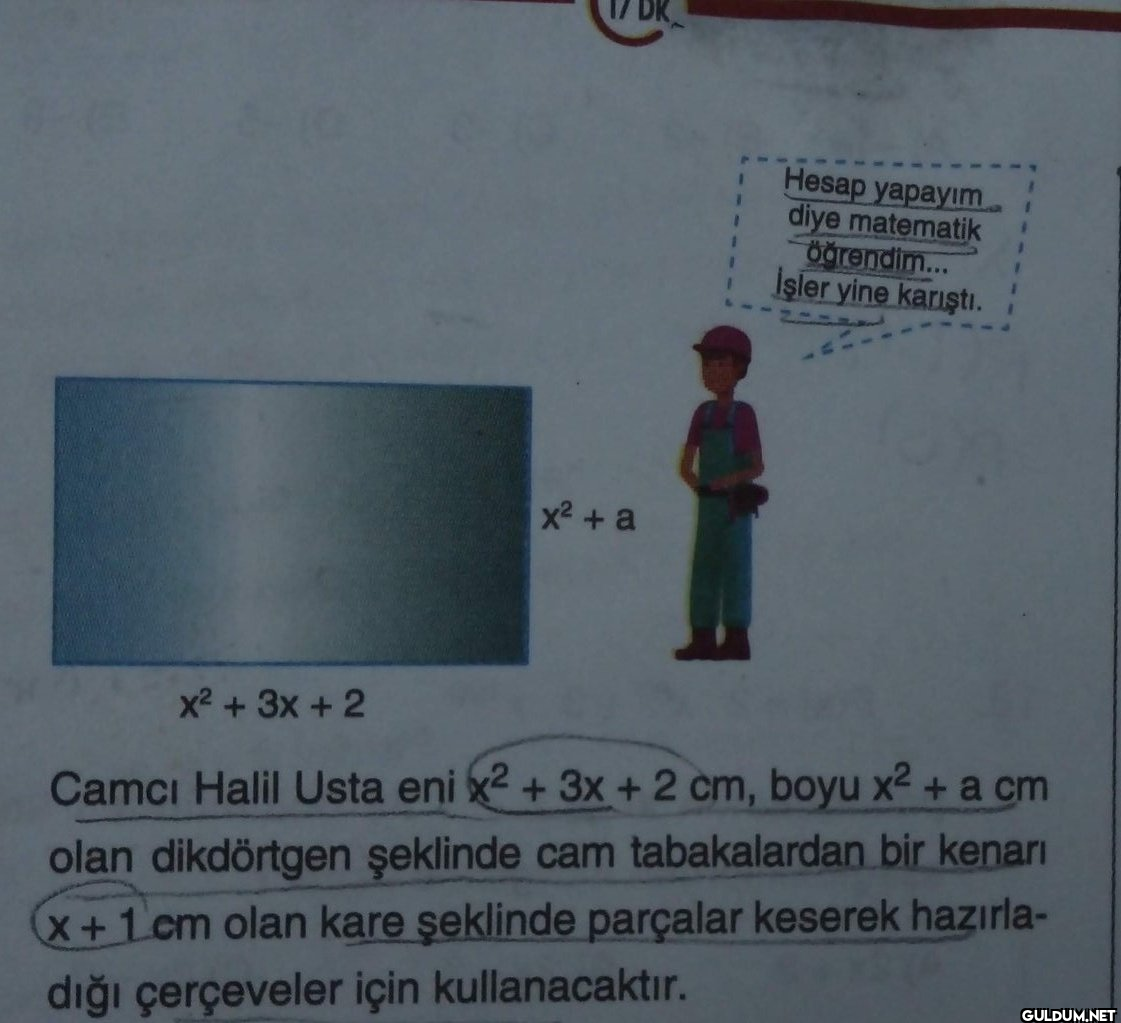 İşler yine karıştı   x² +...