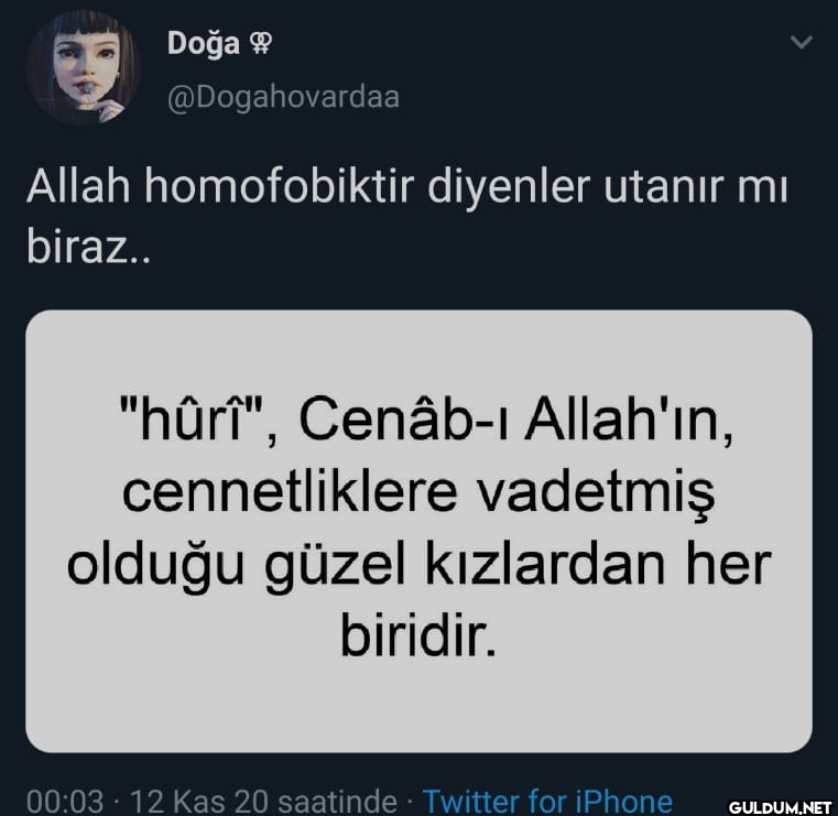 Doğa @Dogahovardaa Allah...