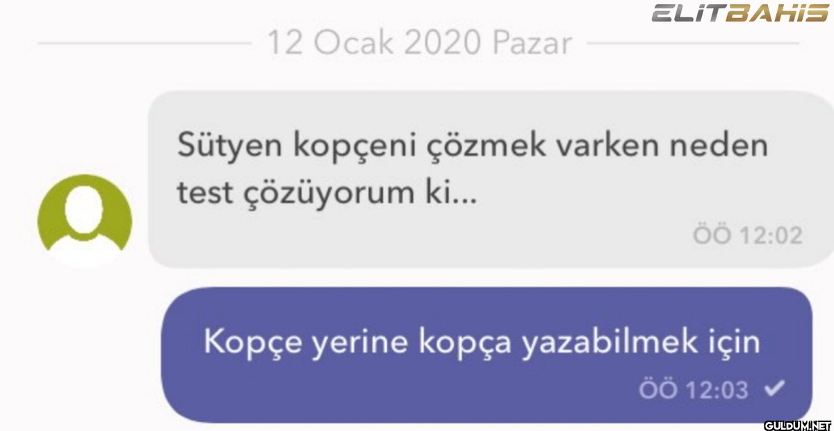 12 Ocak 2020 Pazar...