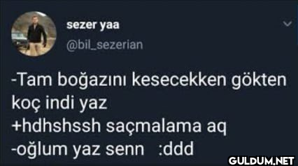 sezer yaa @bil_sezerian...