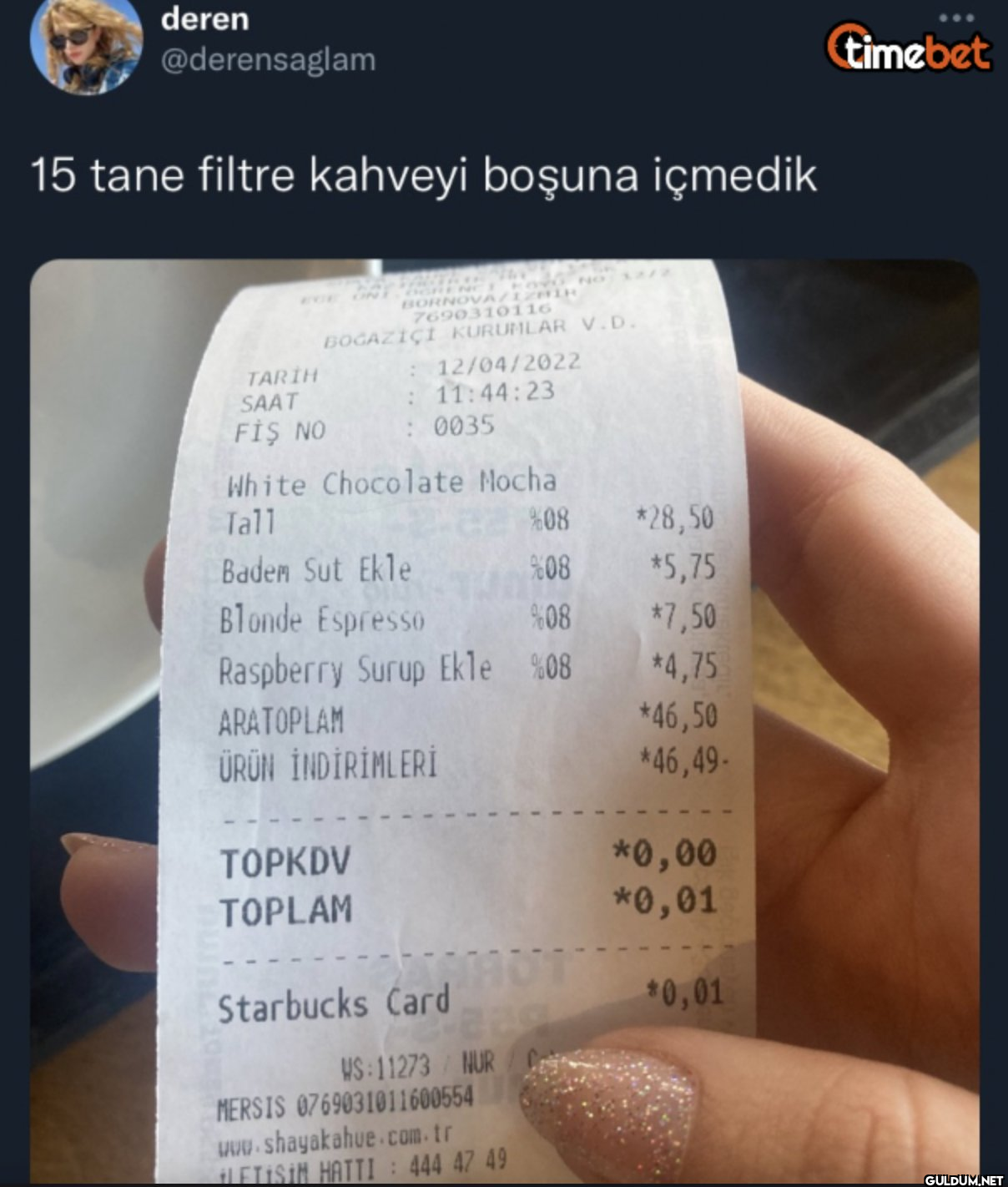 deren @derensaglam 15 tane...