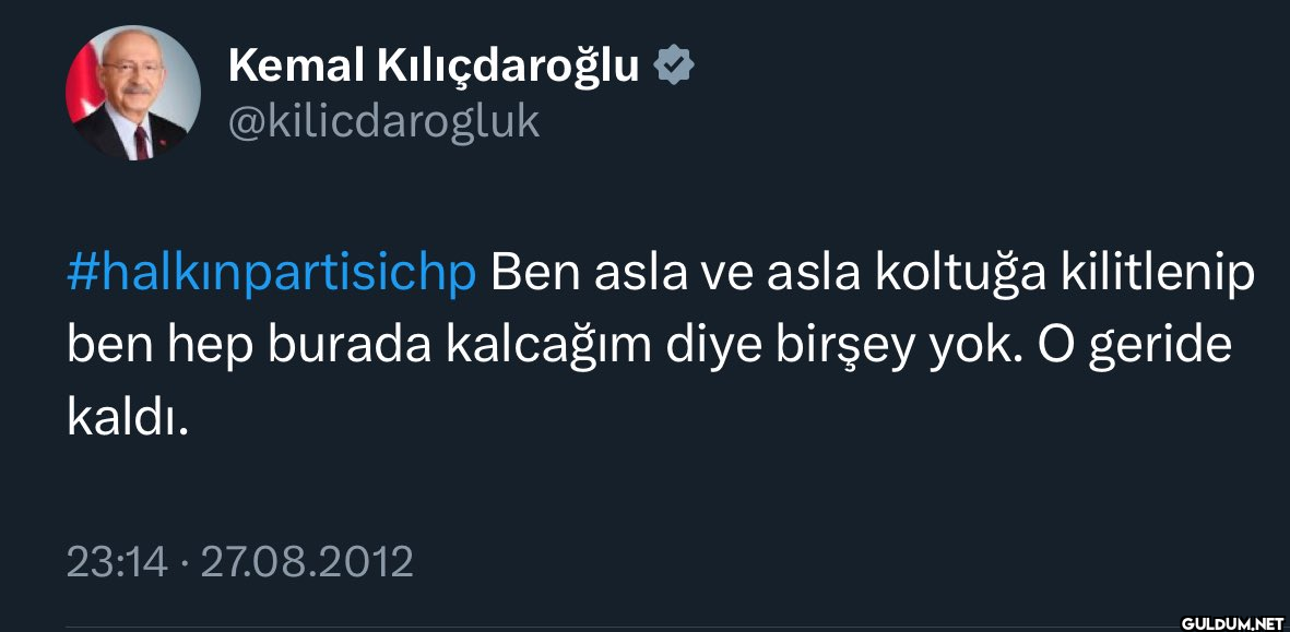 Kemal Kılıçdaroğlu...