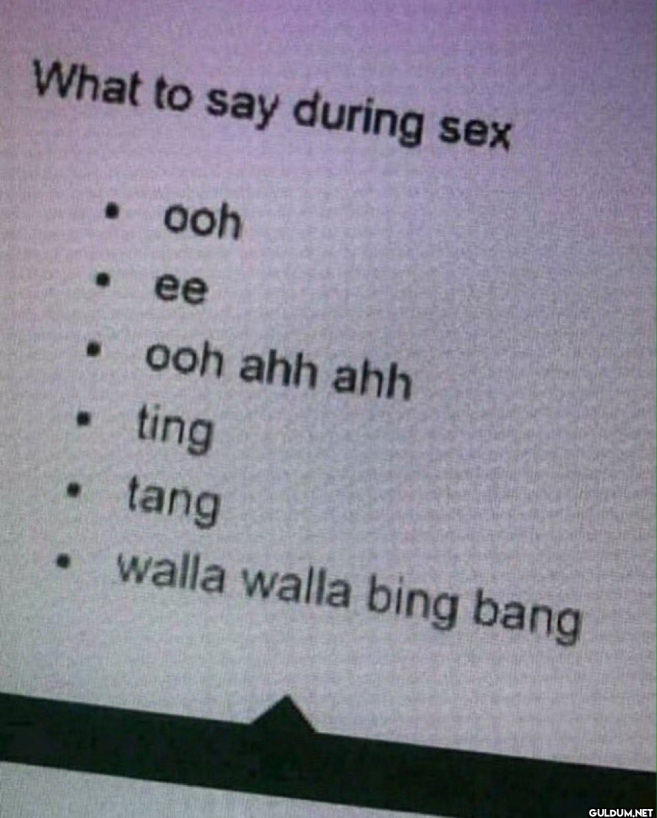 What to say during sex . ....