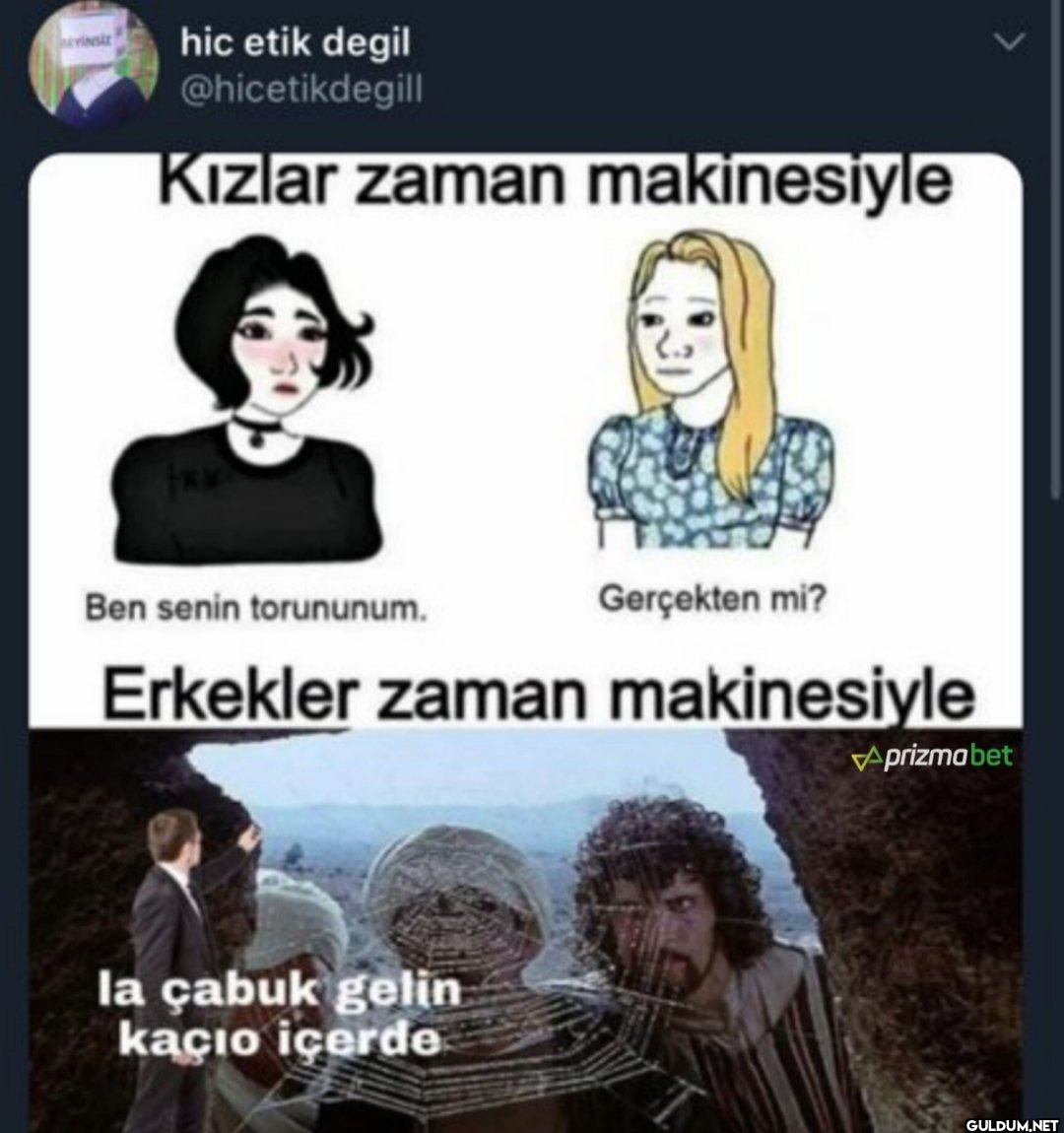 hic etik degil...