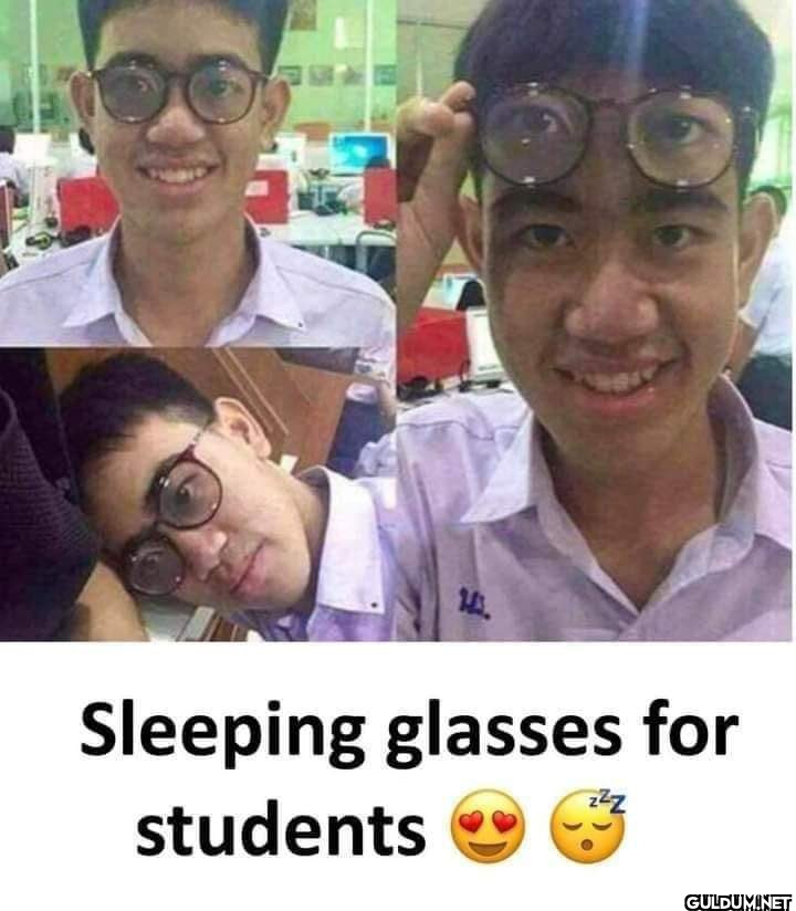 14. Sleeping glasses for...