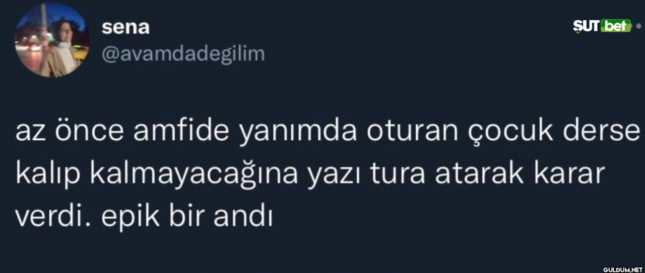 sena @avamdadegilim SUT...