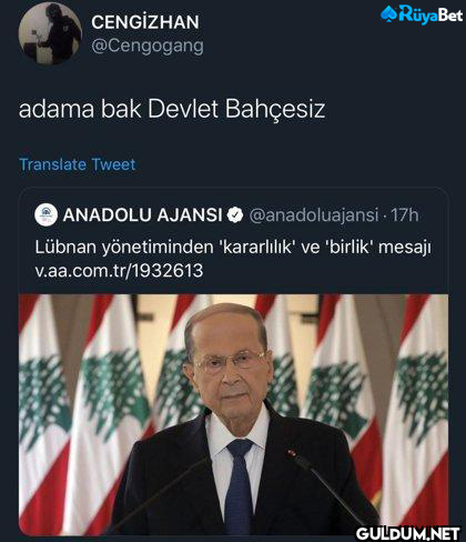 CENGİZHAN @Cengogang adama...