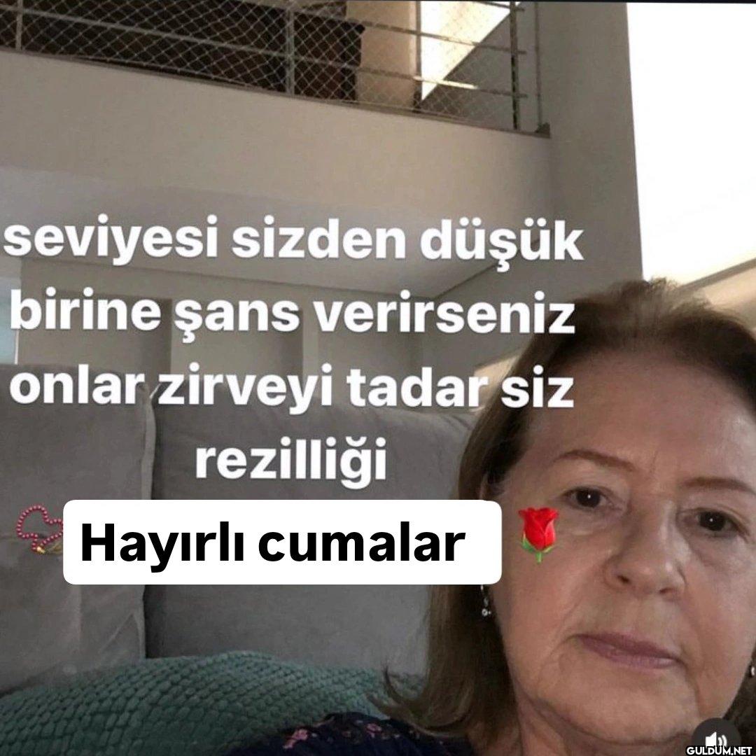 seviyesi sizden düşük...
