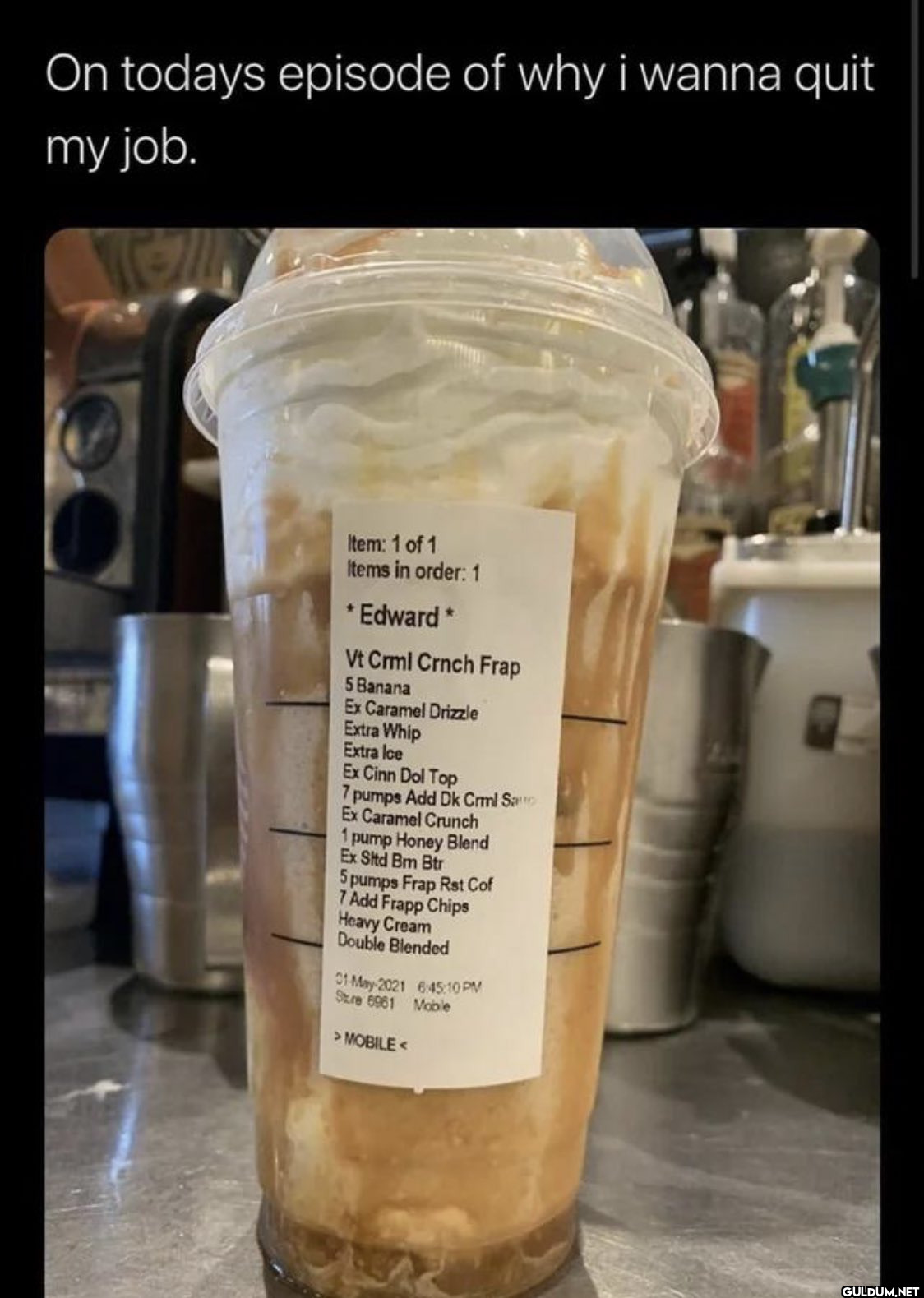 why would anyone order...