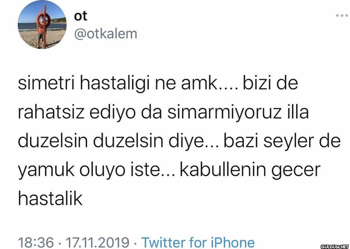 ot @otkalem simetri...