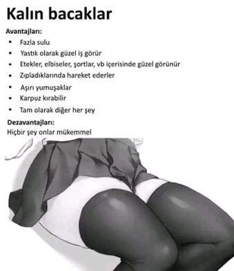 Kalın bacaklar...