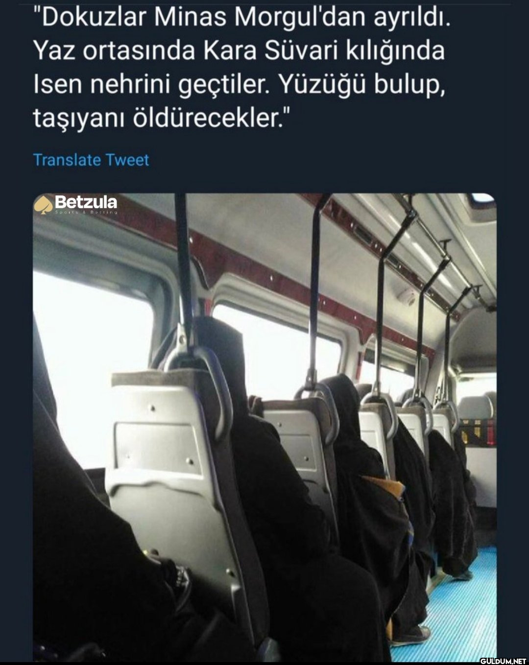 "Dokuzlar Minas Morgul'dan...