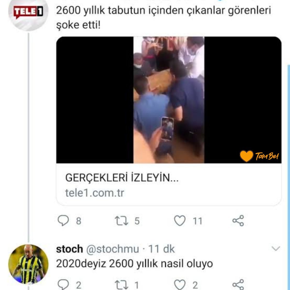 TELE 1 DA 2600 yıllık...