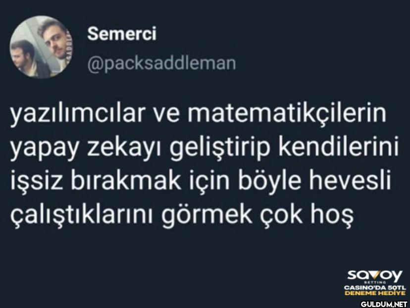 Semerci @packsaddleman...