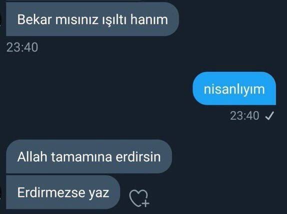 Bekar mısınız ışıltı hanım...