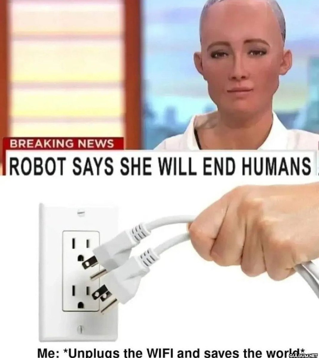 BREAKING NEWS ROBOT SAYS...