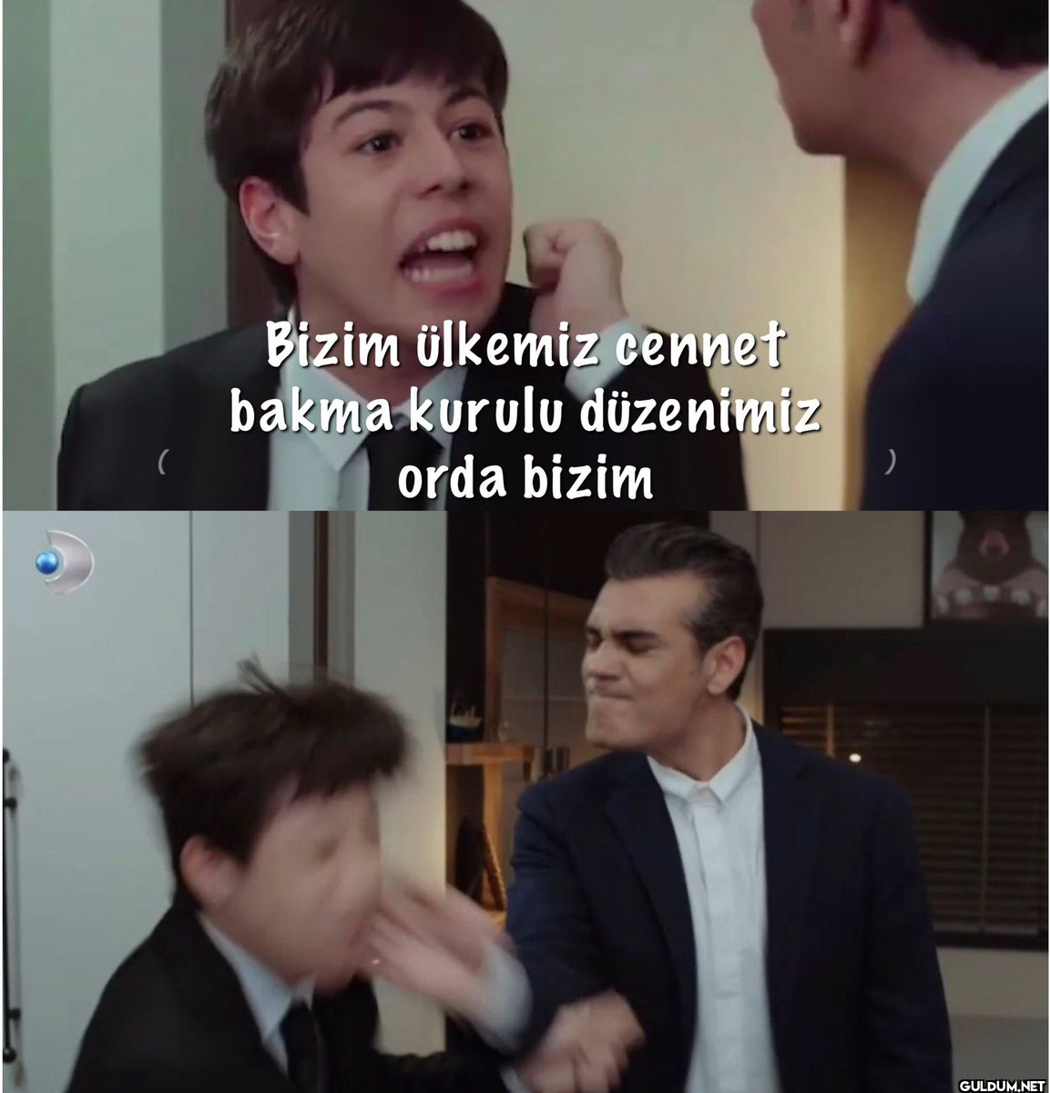Bizim ülkemiz cennet bakma...