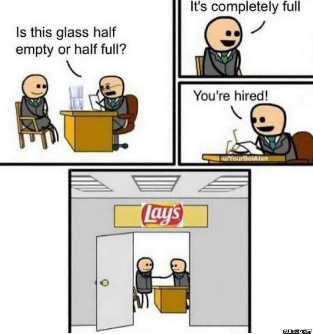 Is this glass half empty...