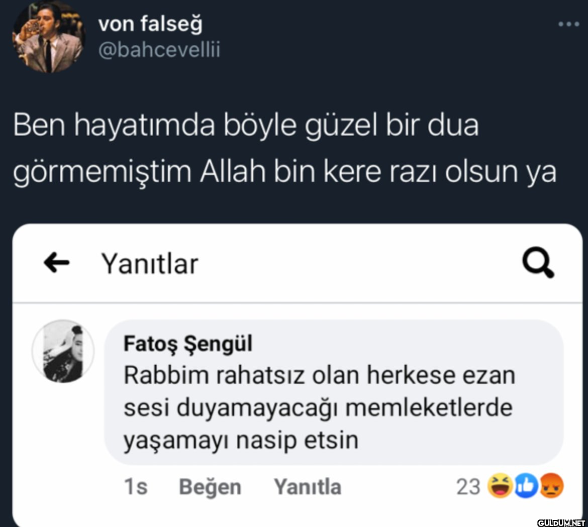 von falseğ @bahcevellii...