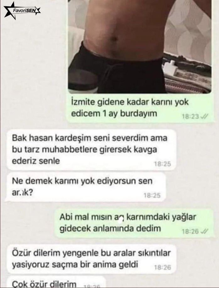 FavoriSEN İzmite gidene...