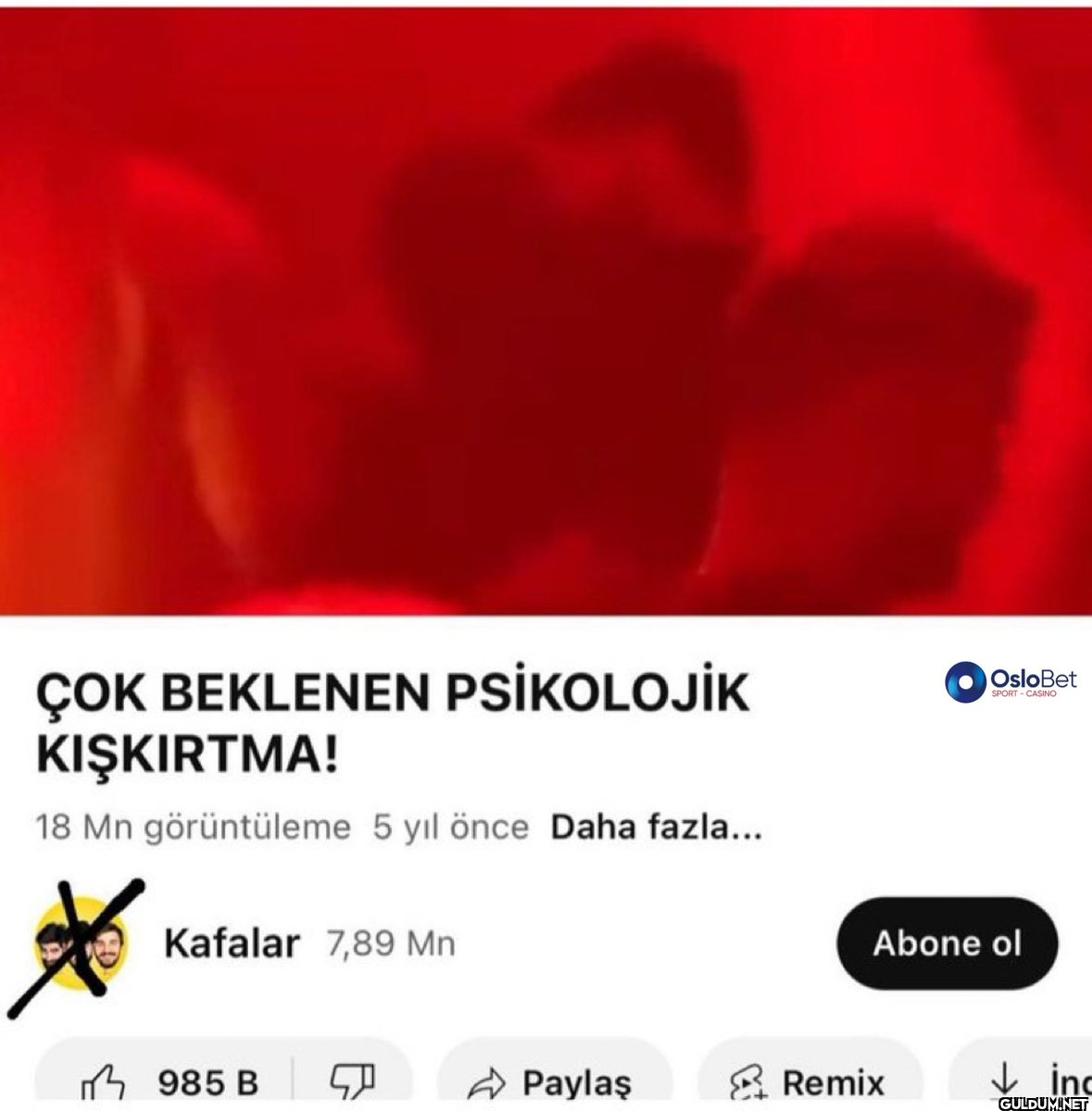 ÇOK BEKLENEN PSİKOLOJİK...