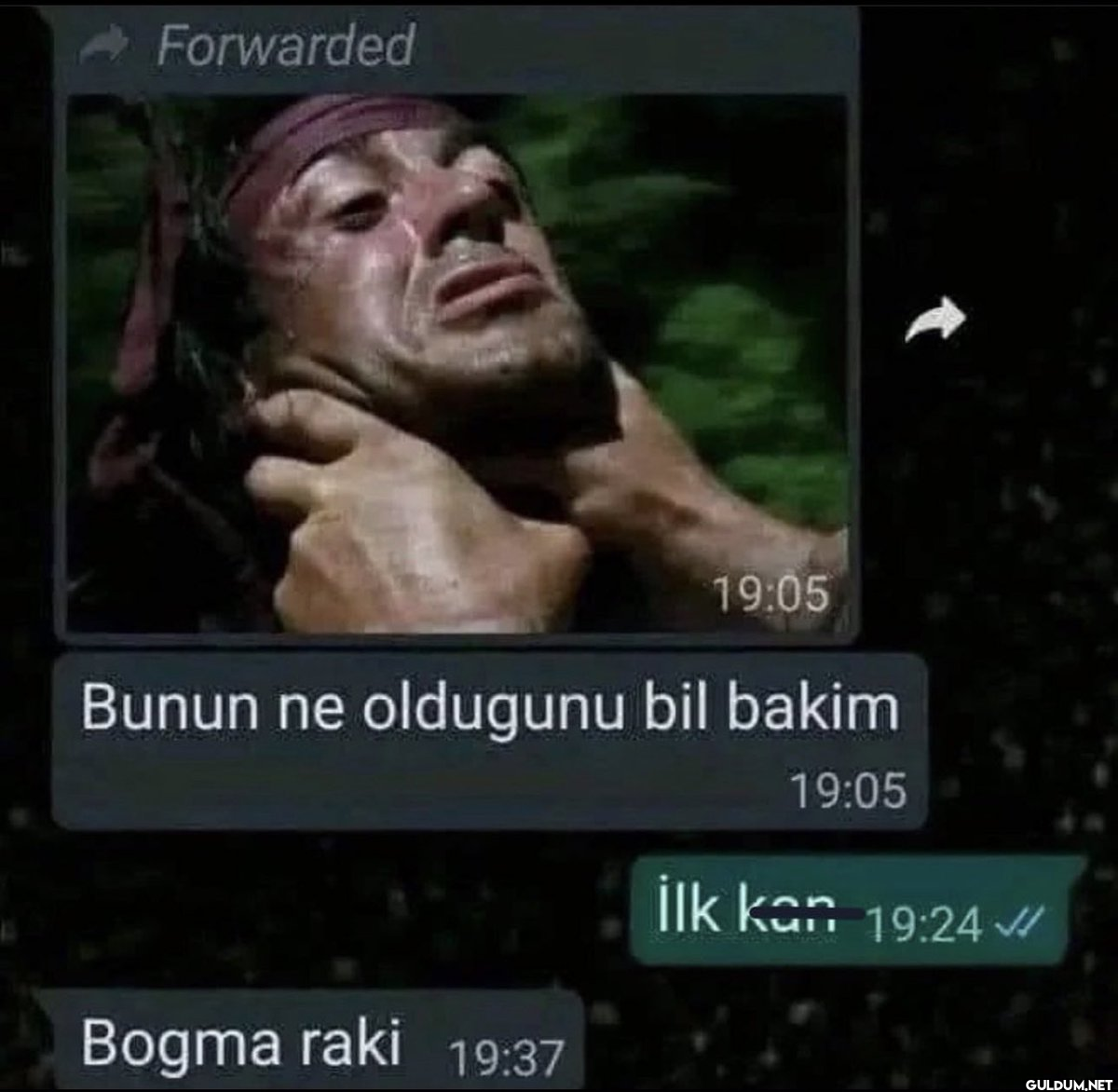 Forwarded 19:05 Bunun ne...