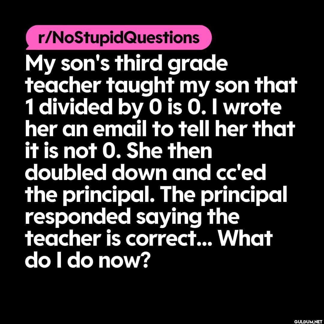 Perhaps this teacher took...