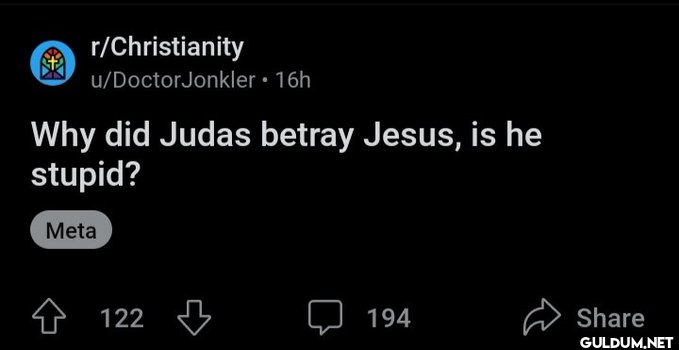 r/Christianity u/Doctor...