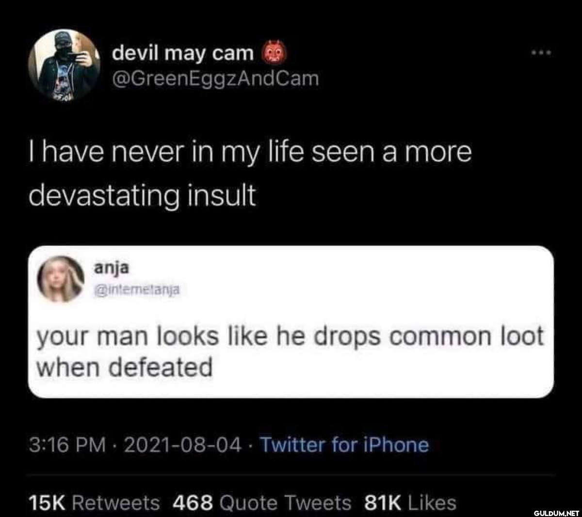 devil may cam @Green...