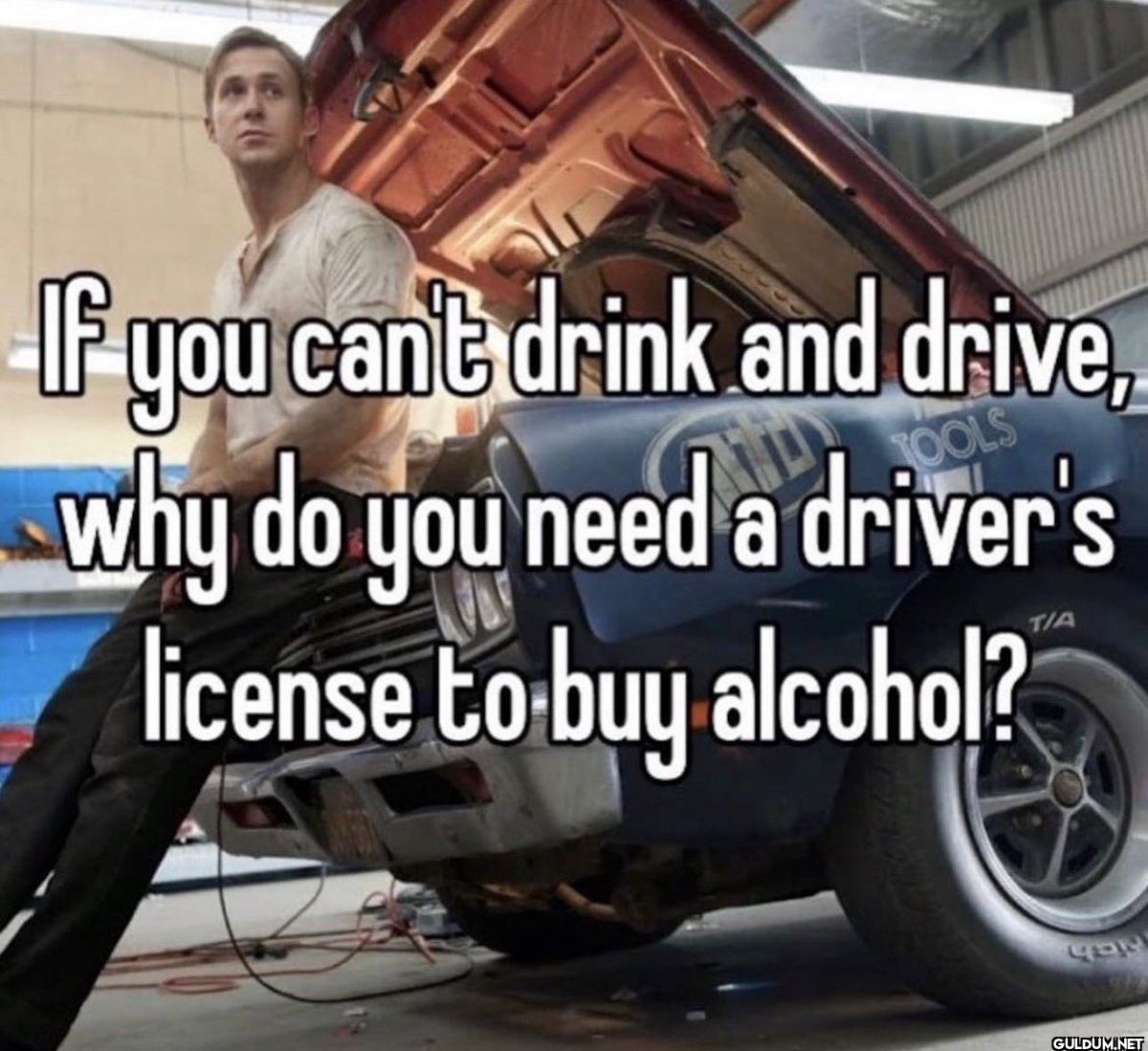 If you can't drink and...