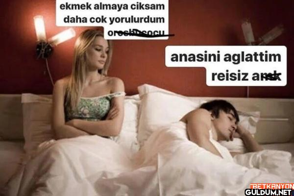 ekmek almaya ciksam daha...