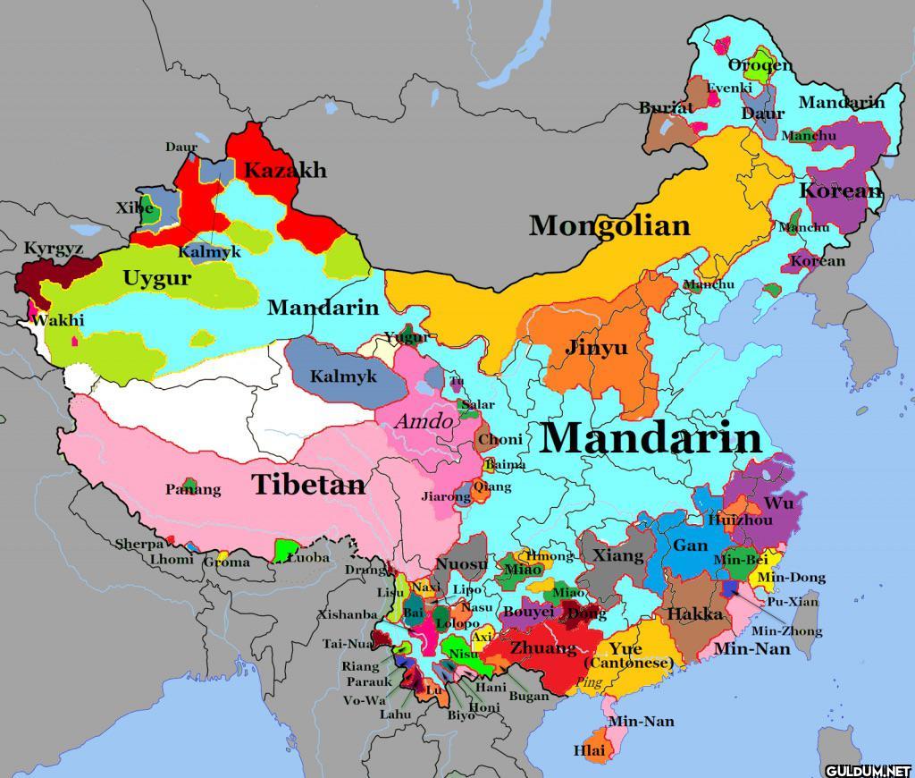 21. Map of languages...