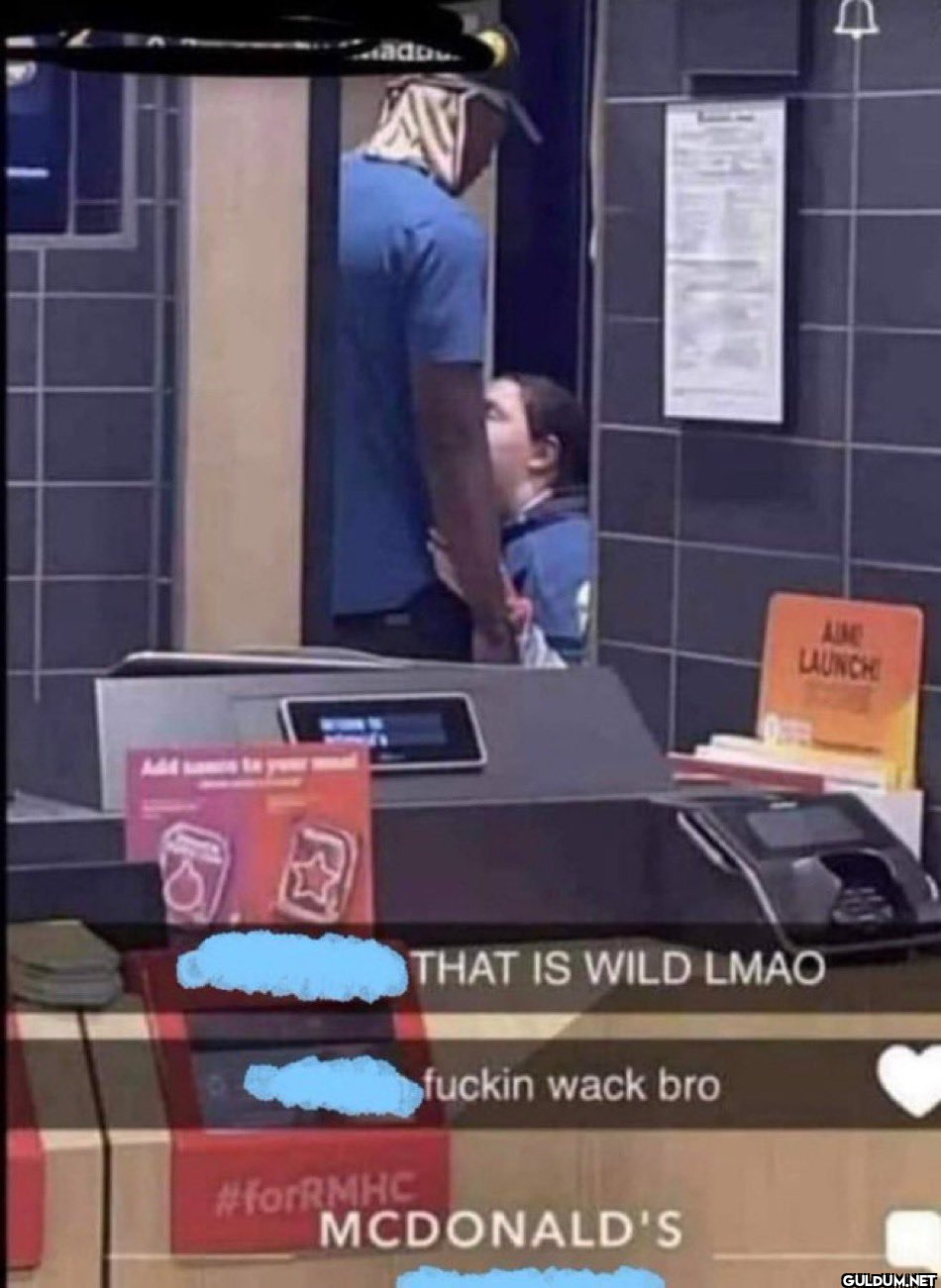 This why the drive thru...