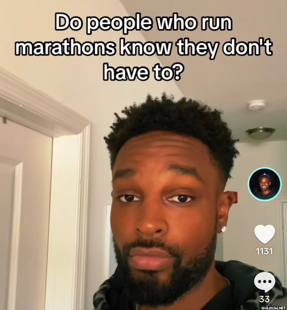 Do people who run...