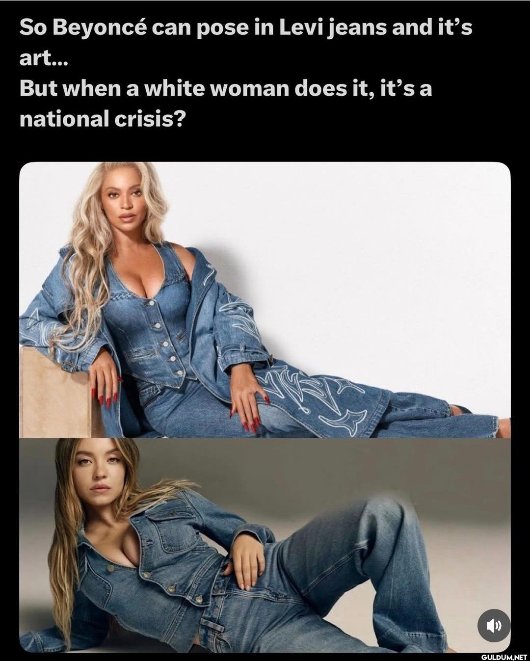 🤷‍♂️    So Beyoncé can...