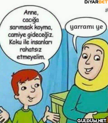 Anne, cacığa sarımsak...