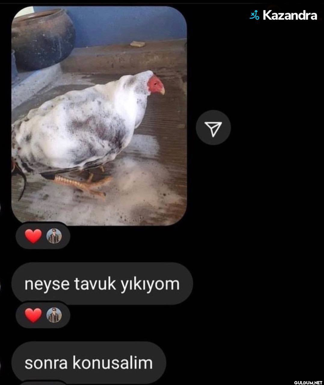 neyse tavuk yıkıyom sonra...