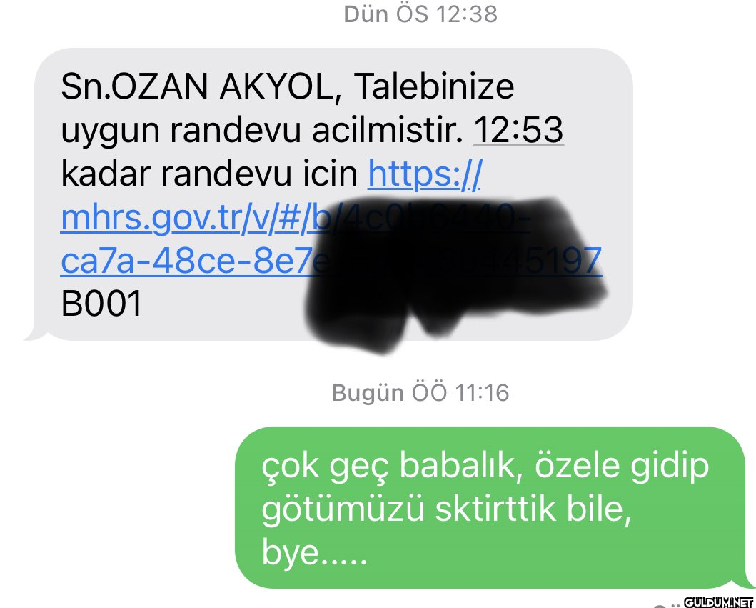 Dün ÖS 12:38 Sn.OZAN...