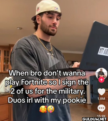 WE When bro don't wanna...