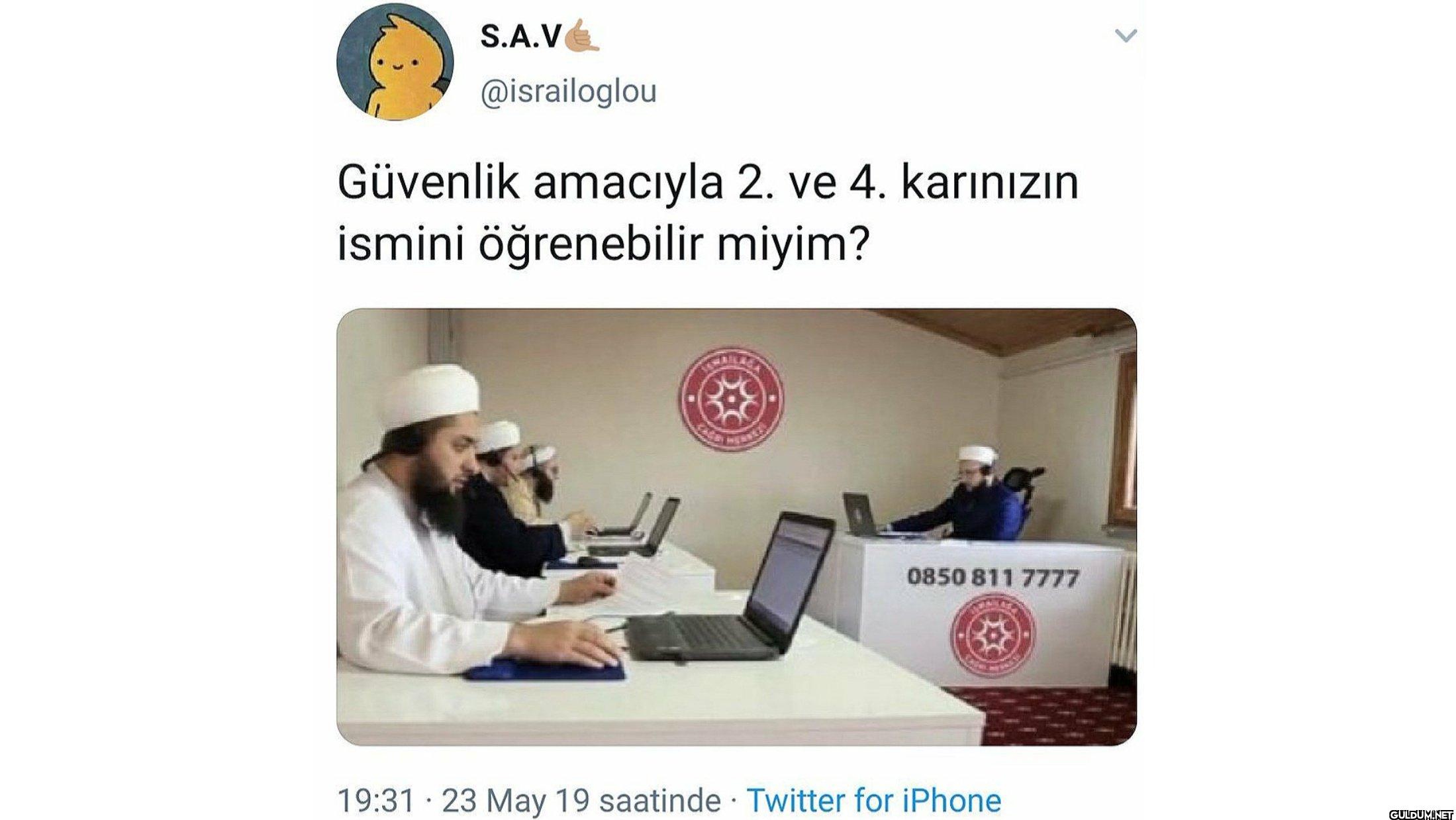 Güvenlik amacıyla 2. ve 4....