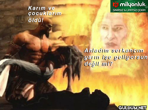 Karım ve çocuklarım öldü!...
