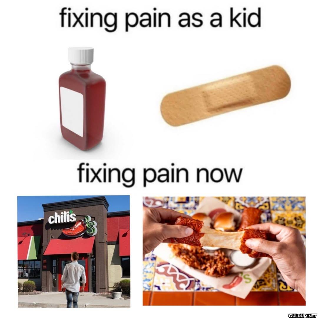 fixing pain as a kid...
